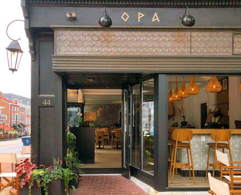 Exterior Design - OPA tavern